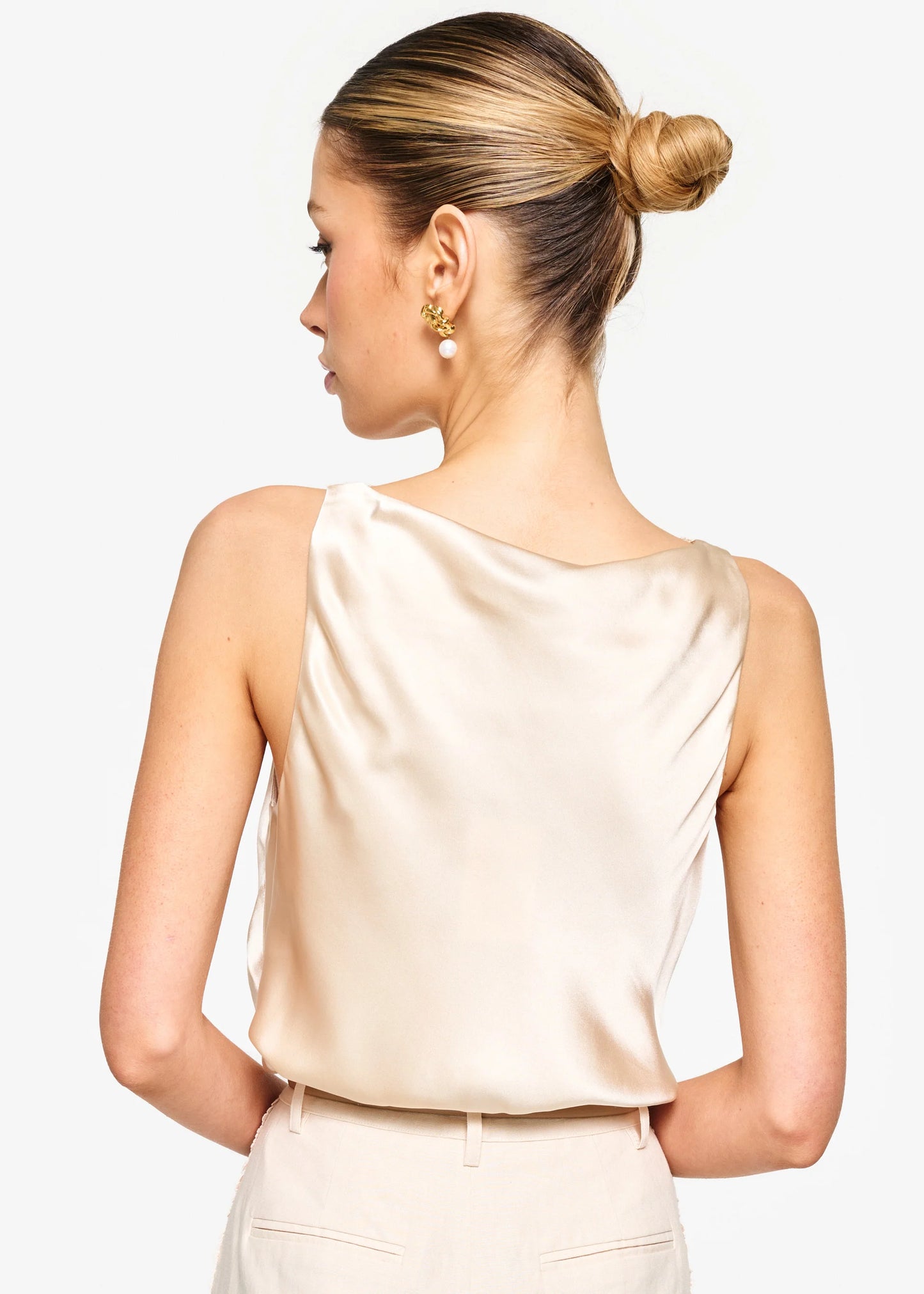 CAMI NYC | Camisole en soie "Marris" - ivoire