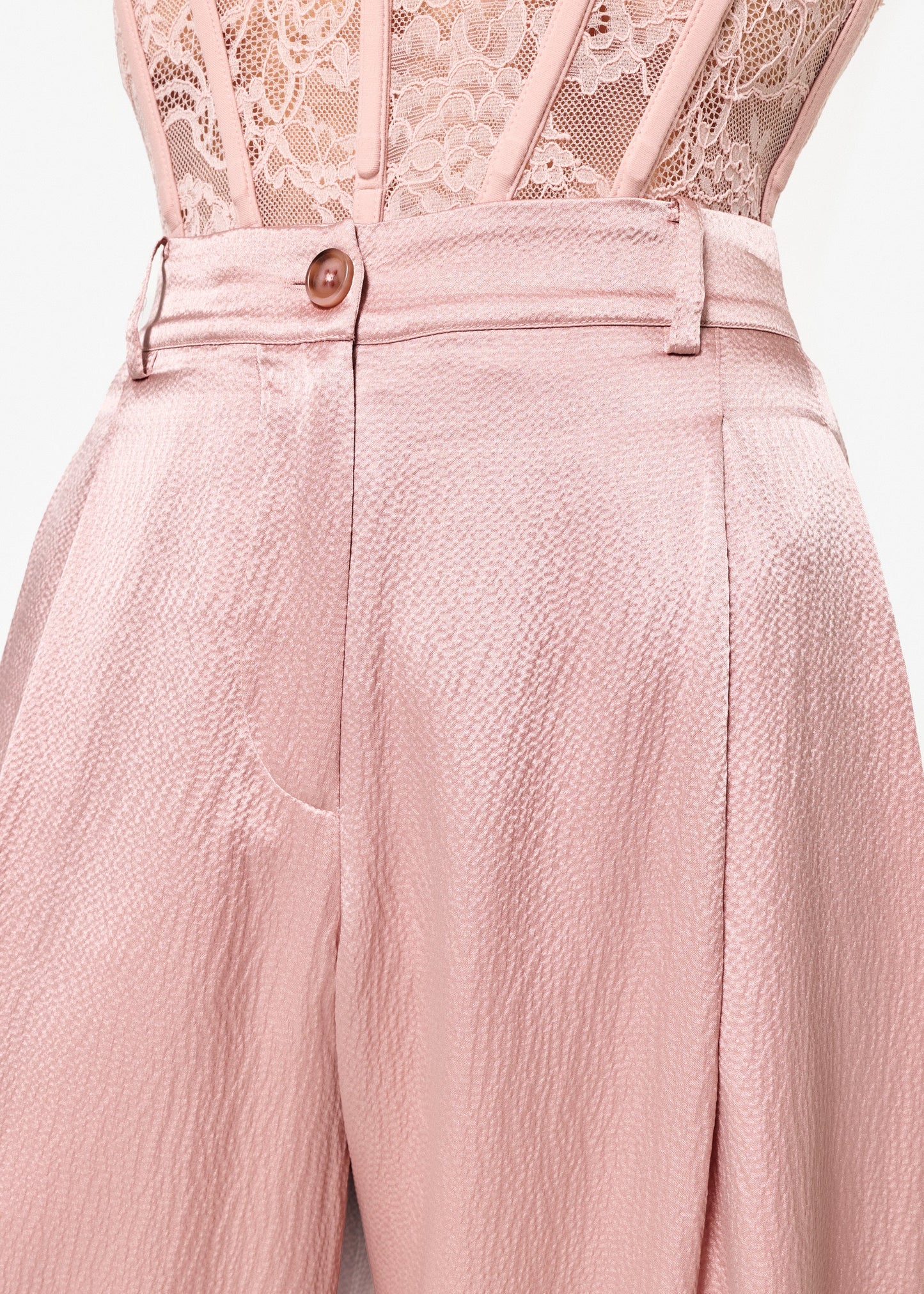 CAMI NYC | Pantalon en soie "Fabian" - rose