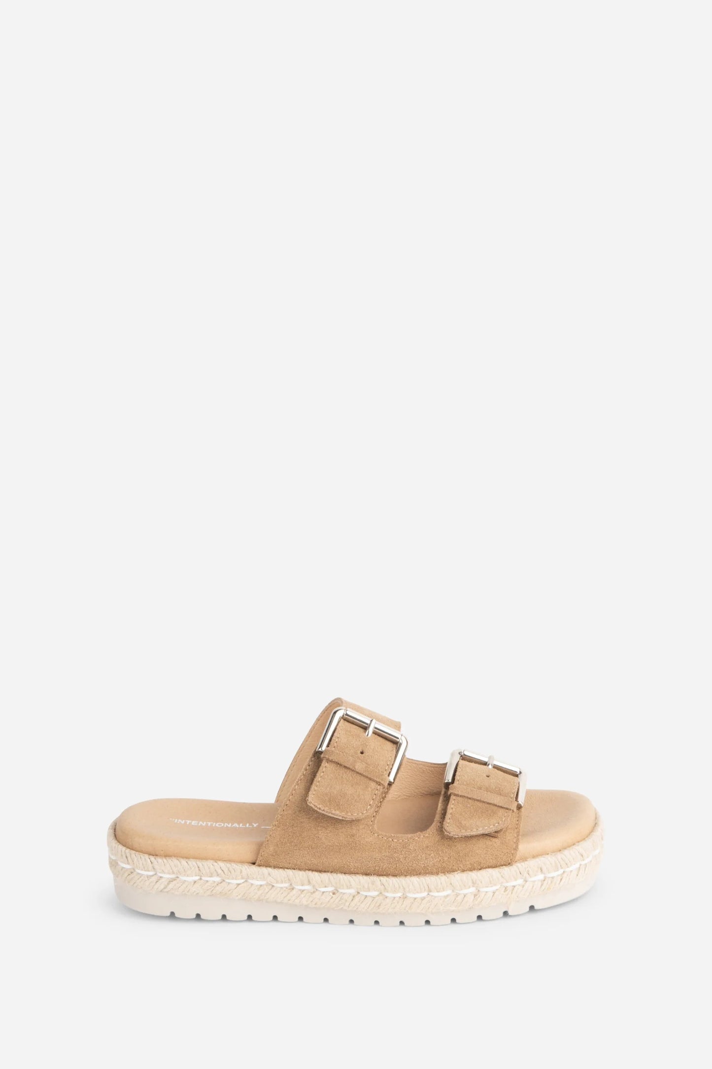 "INTENTIONALLY | Sandales "SIMMER" en daim -Taupe