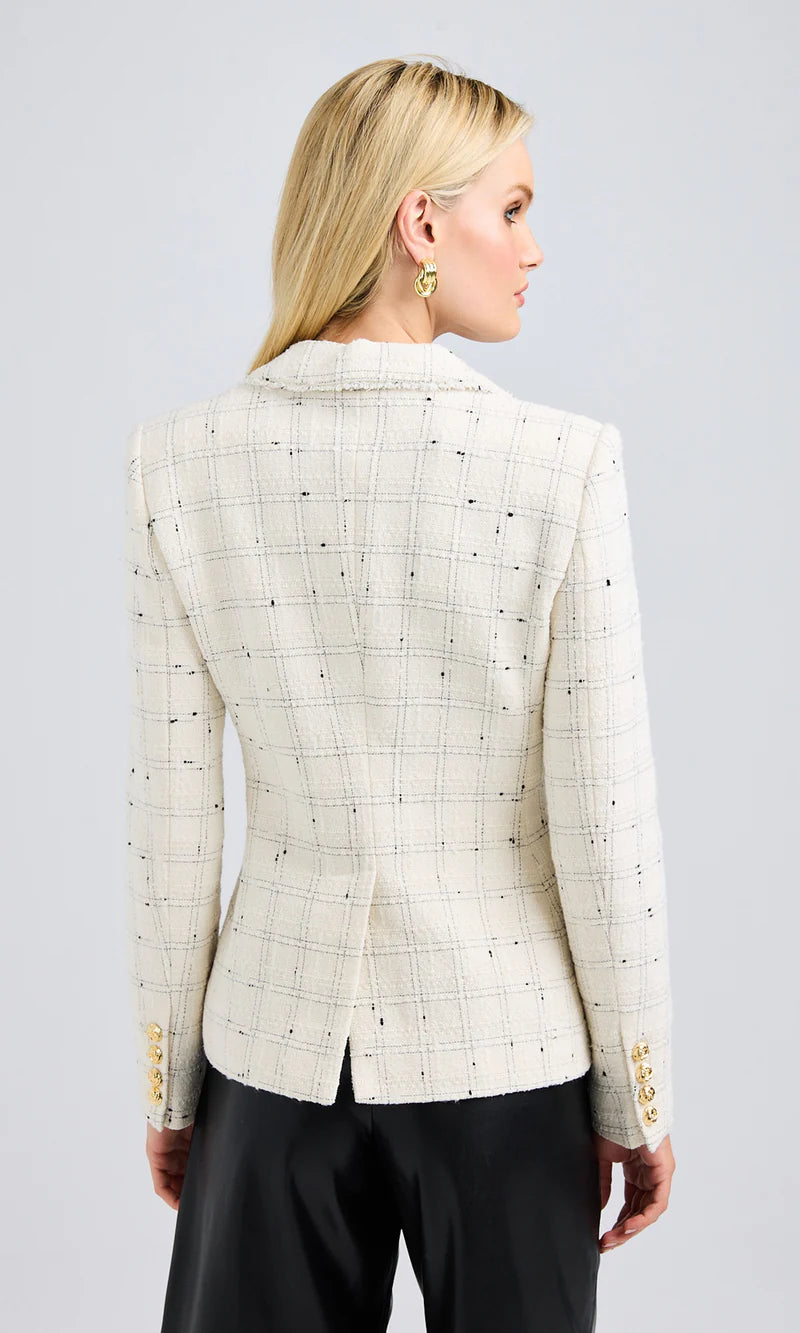 Géneration love | Blazer "ELIZA" - Blanc/noir