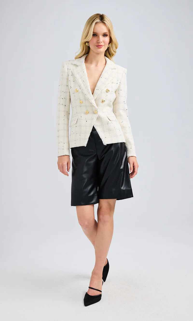 Géneration love | Blazer "ELIZA" - Blanc/noir