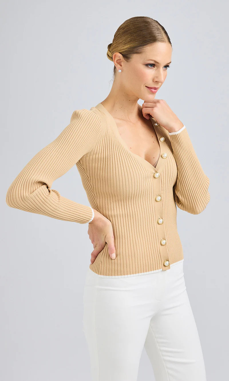 Géneration love | Cardigan "RENATA" - Beige