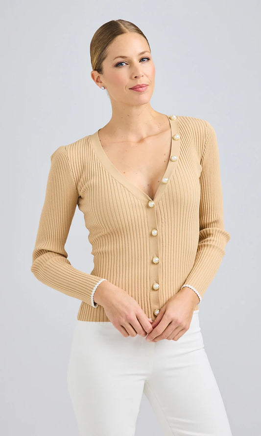 Géneration love | Cardigan "RENATA" - Beige
