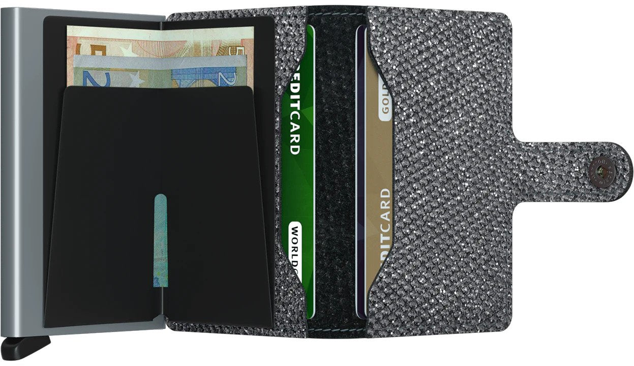 Secrid | Mini portefeuille style étincelle - Gris