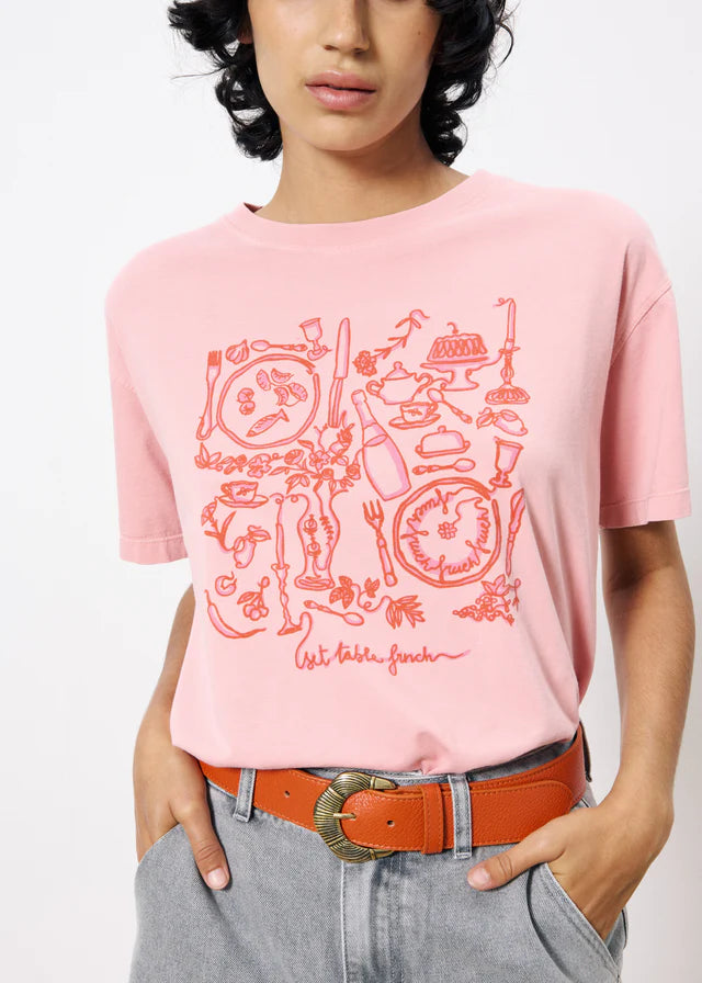 FRNCH | Tee-shirt "IPHEION" - Rose