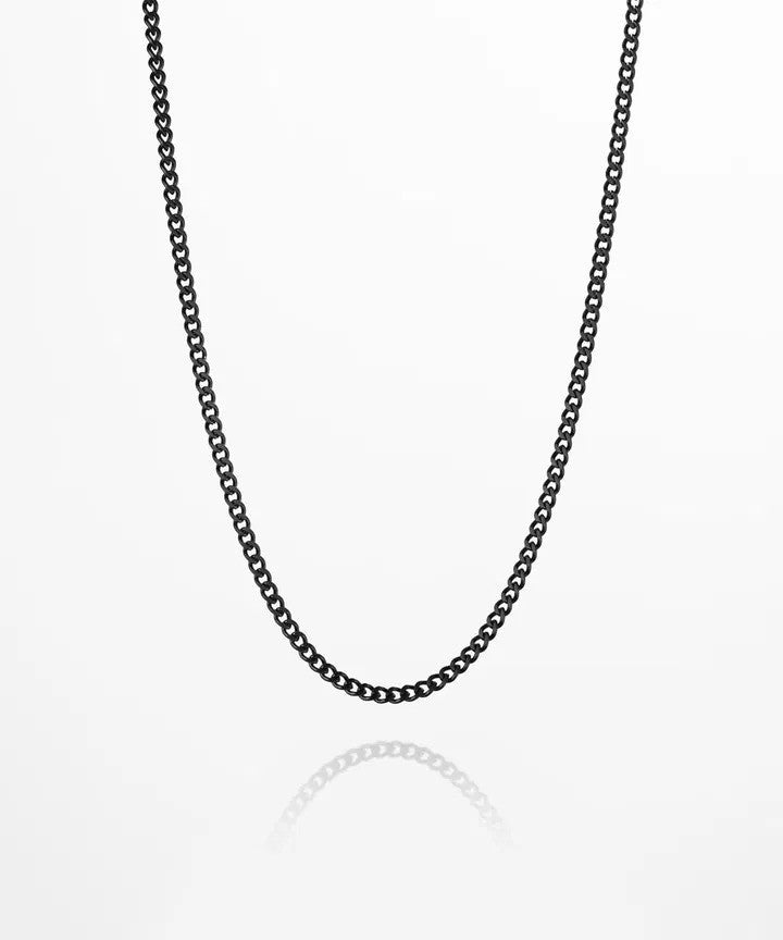 Pig & Hen | Collier en chaîne "Curb" - Noir