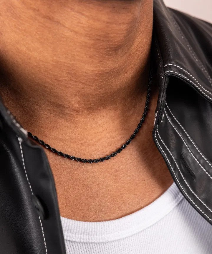 Pig & Hen | Collier torsadé" - Noir