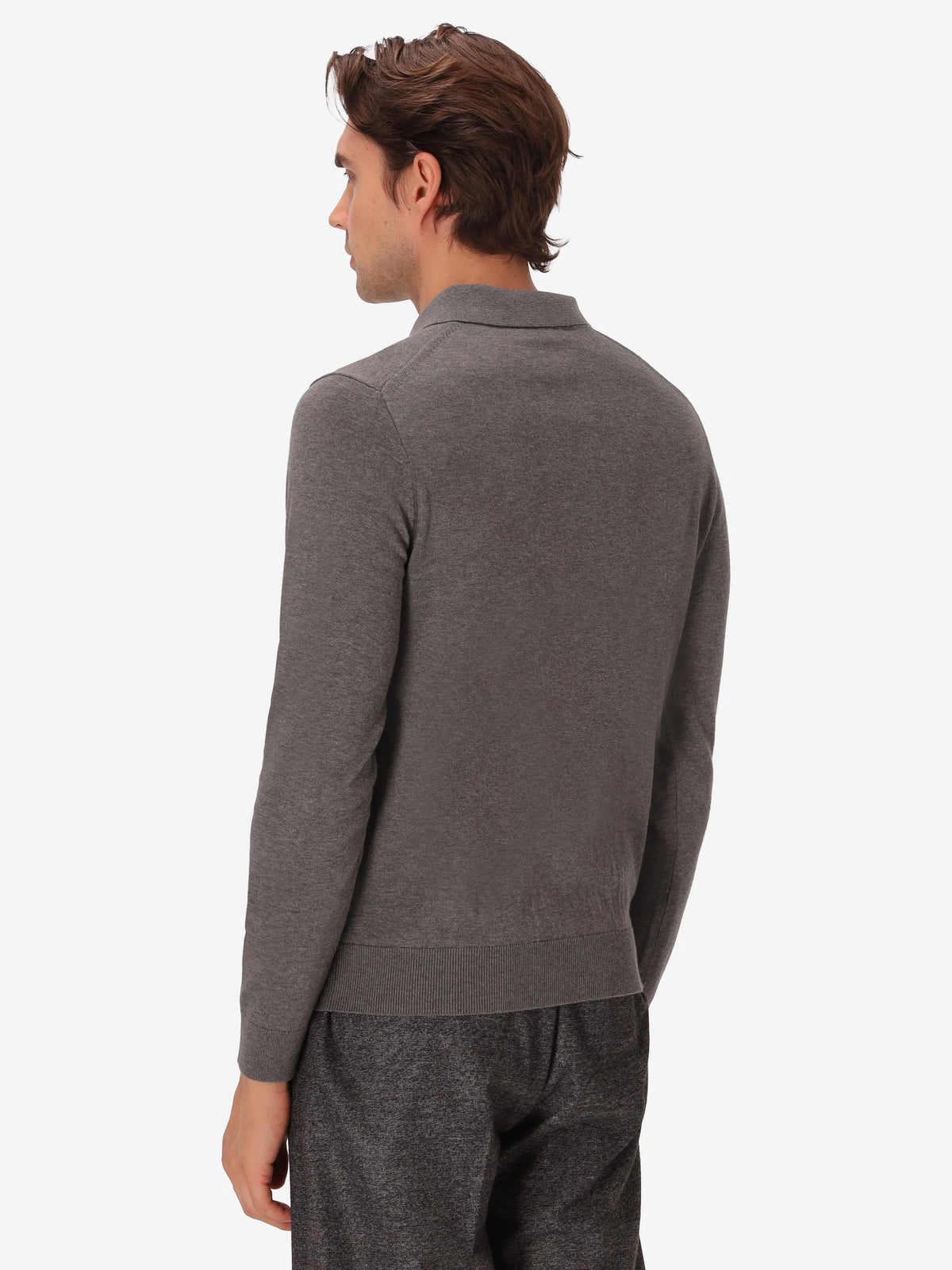 Distretto 12 | Polo en mélange de coton technique | Gris