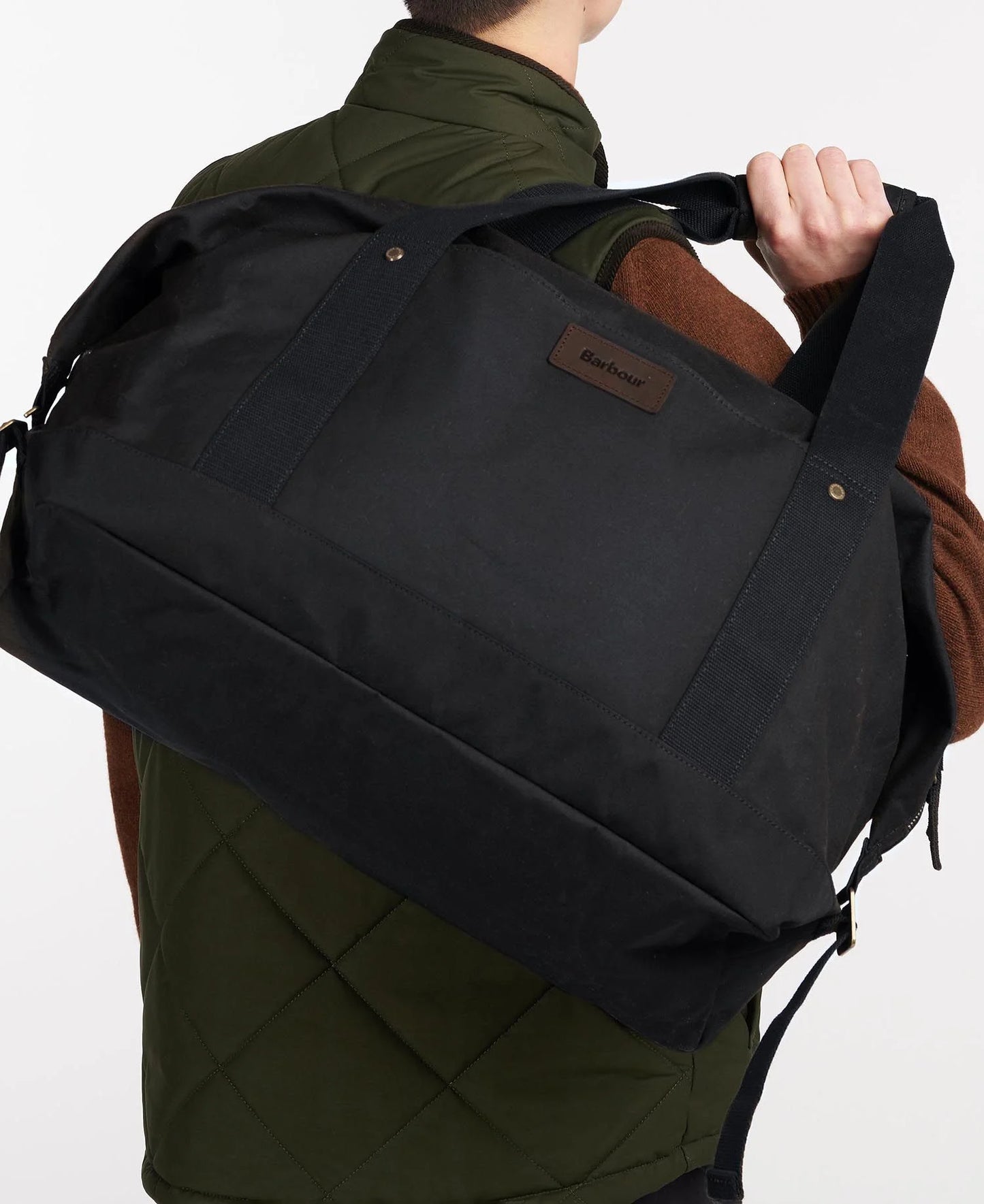 Barbour | Le sac de voyage ciré ''Wax Holdall'' - Marine