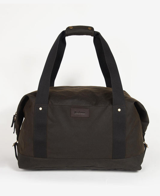 Barbour | Le sac de voyage ciré ''Wax Holdall'' - Kaki