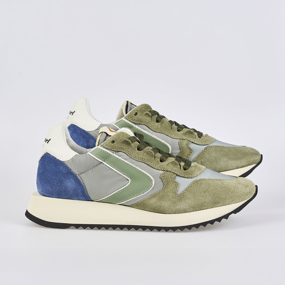 Valsport | Baskets “'Magic Run”' en nylon et maille - Sauge 2638