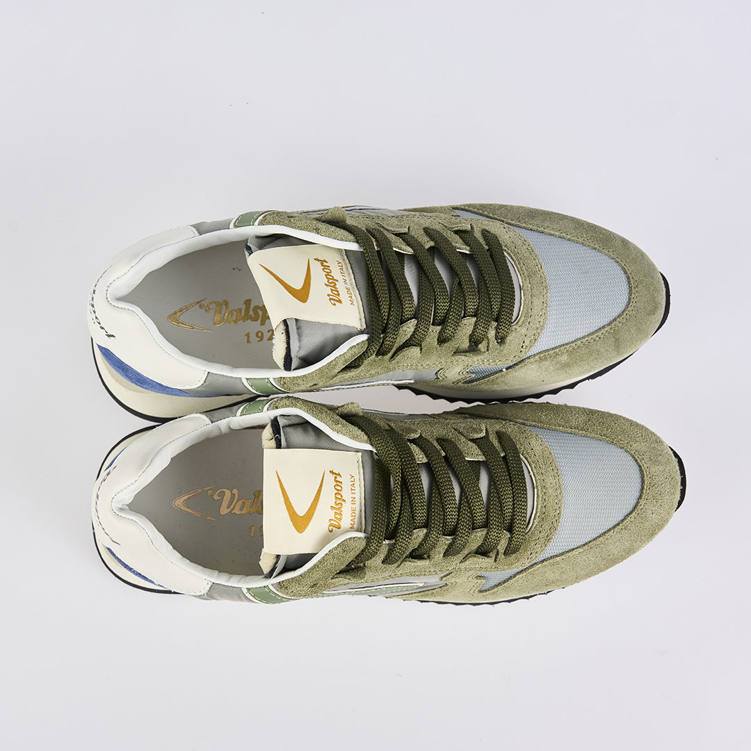 Valsport | Baskets “'Magic Run”' en nylon et maille - Sauge 2638