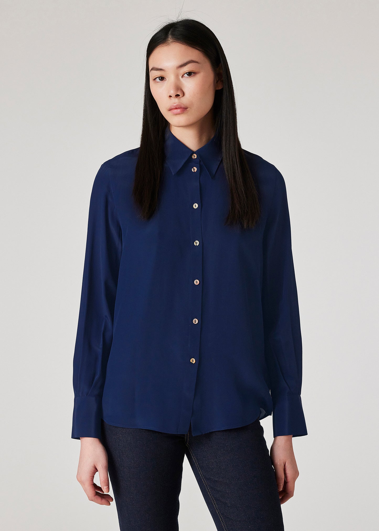 Paul smith | blouse en mélange de soie - Bleu
