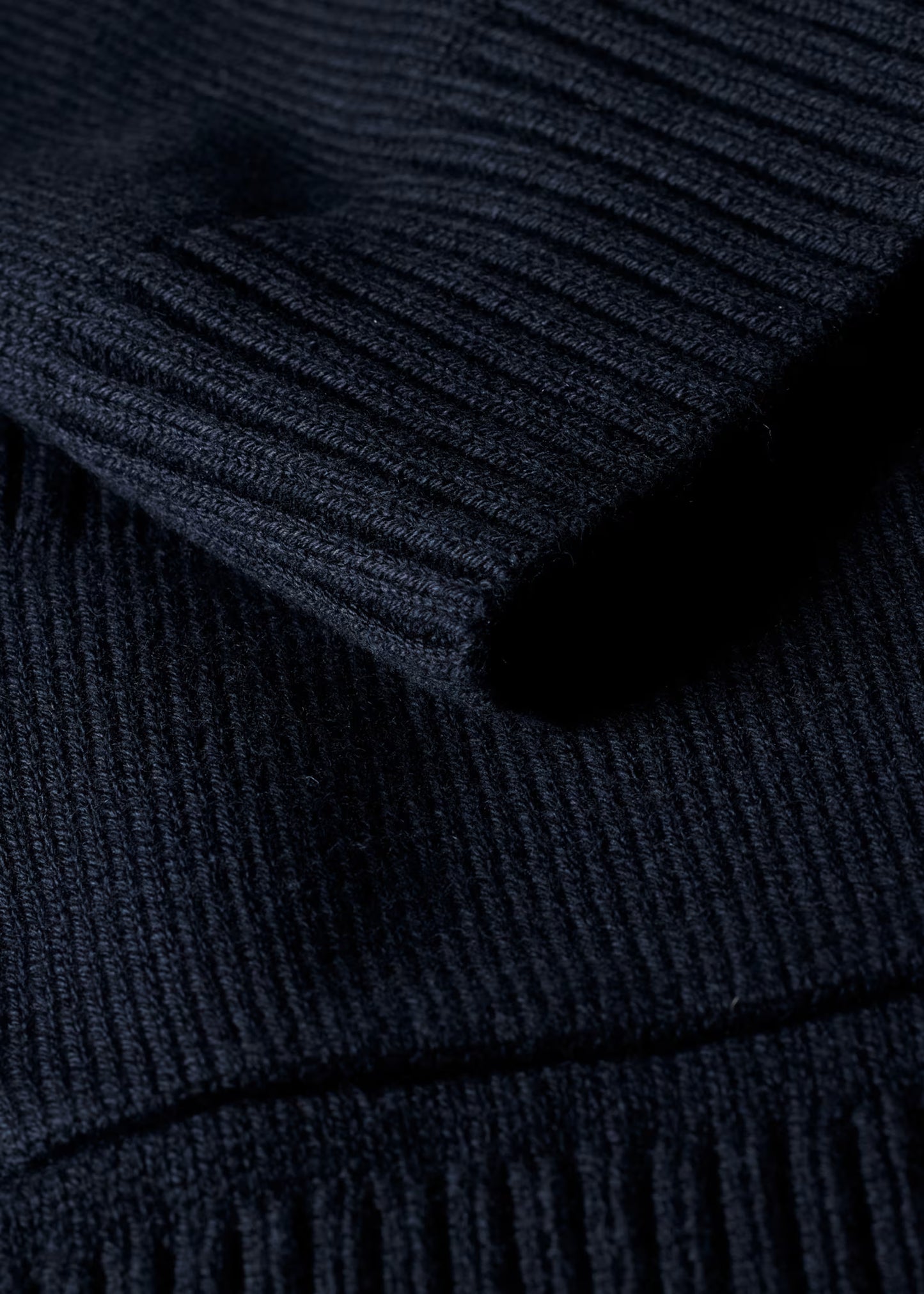 Paul smith | Cardigan à patte de boutonnage ''Swirl'' en laine et coton - Bleu Marine