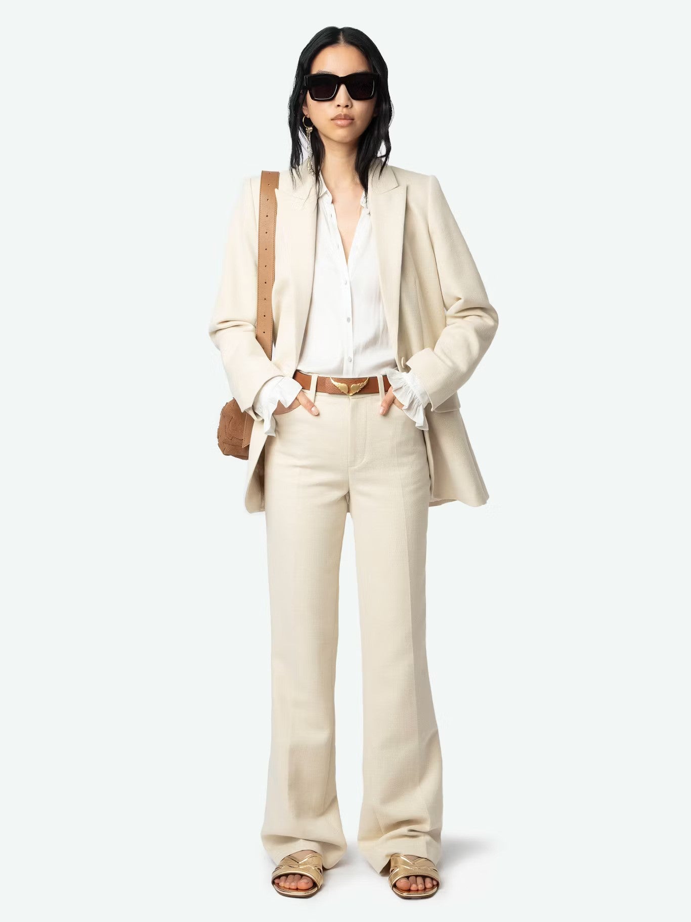 Zadig & Voltaire | Blazer fantaisie "VIVA" - Beige
