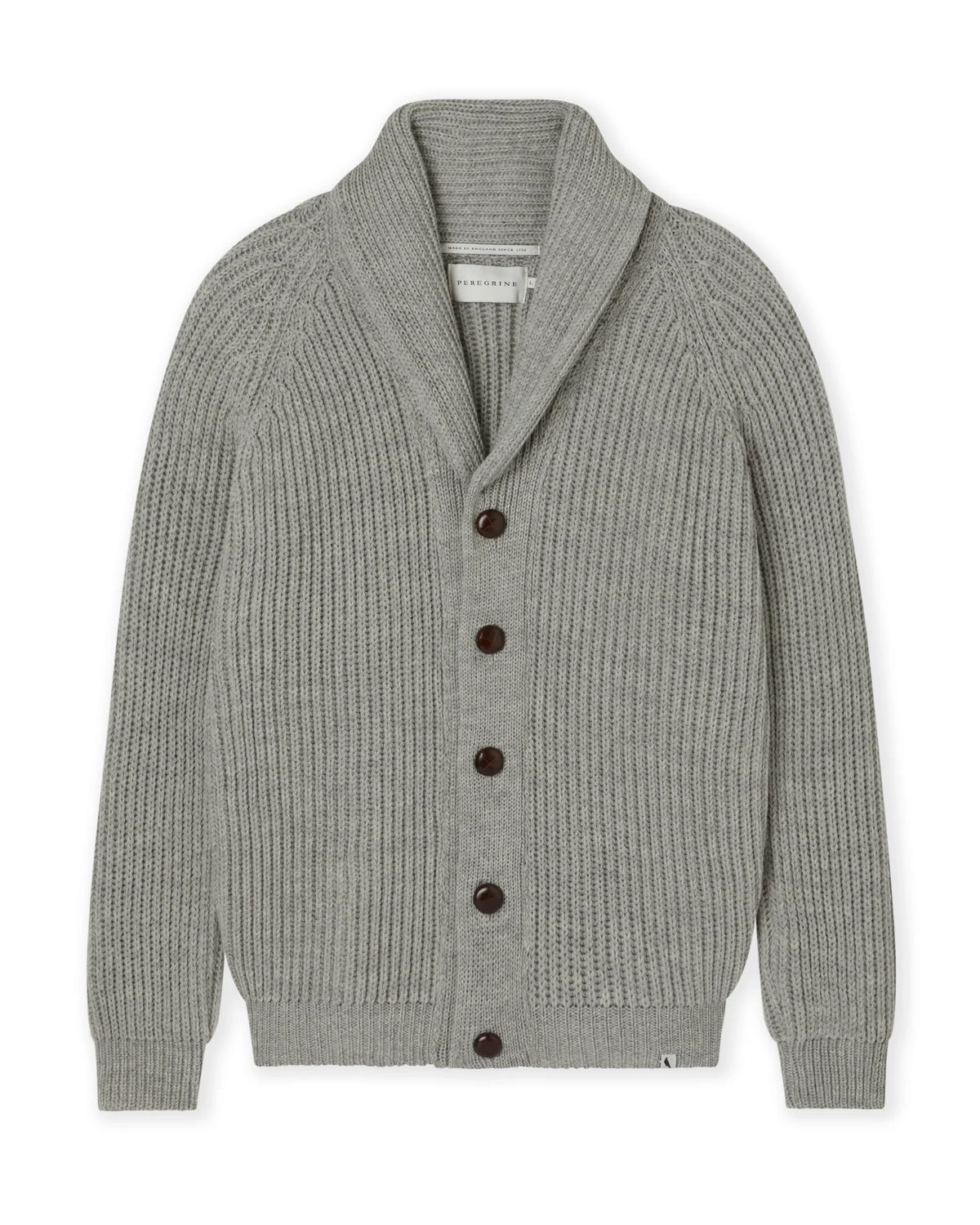 Peregrine | Cardigan '' Wilkinson '' - Gris Clair