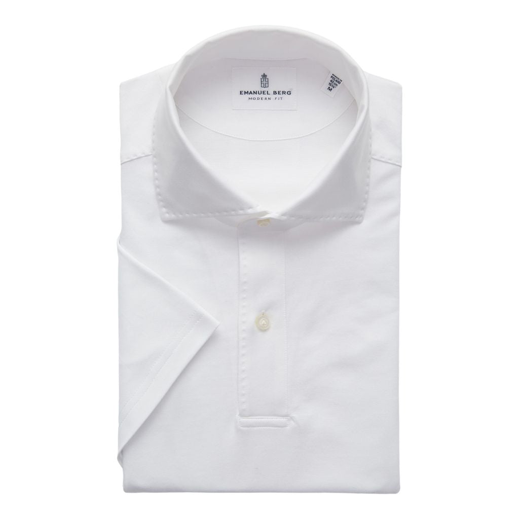 Emanuel Berg | Polo ''Pablo'' en jersey - blanc