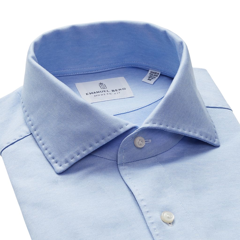 Emanuel Berg | Polo ''Pablo'' en jersey - Bleu clair
