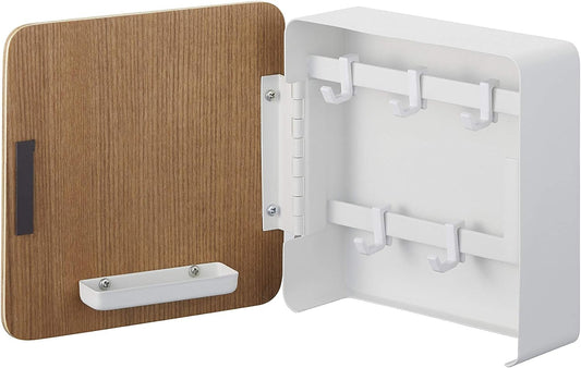 Square Magnetic Key Cabinet | Steel + Wood