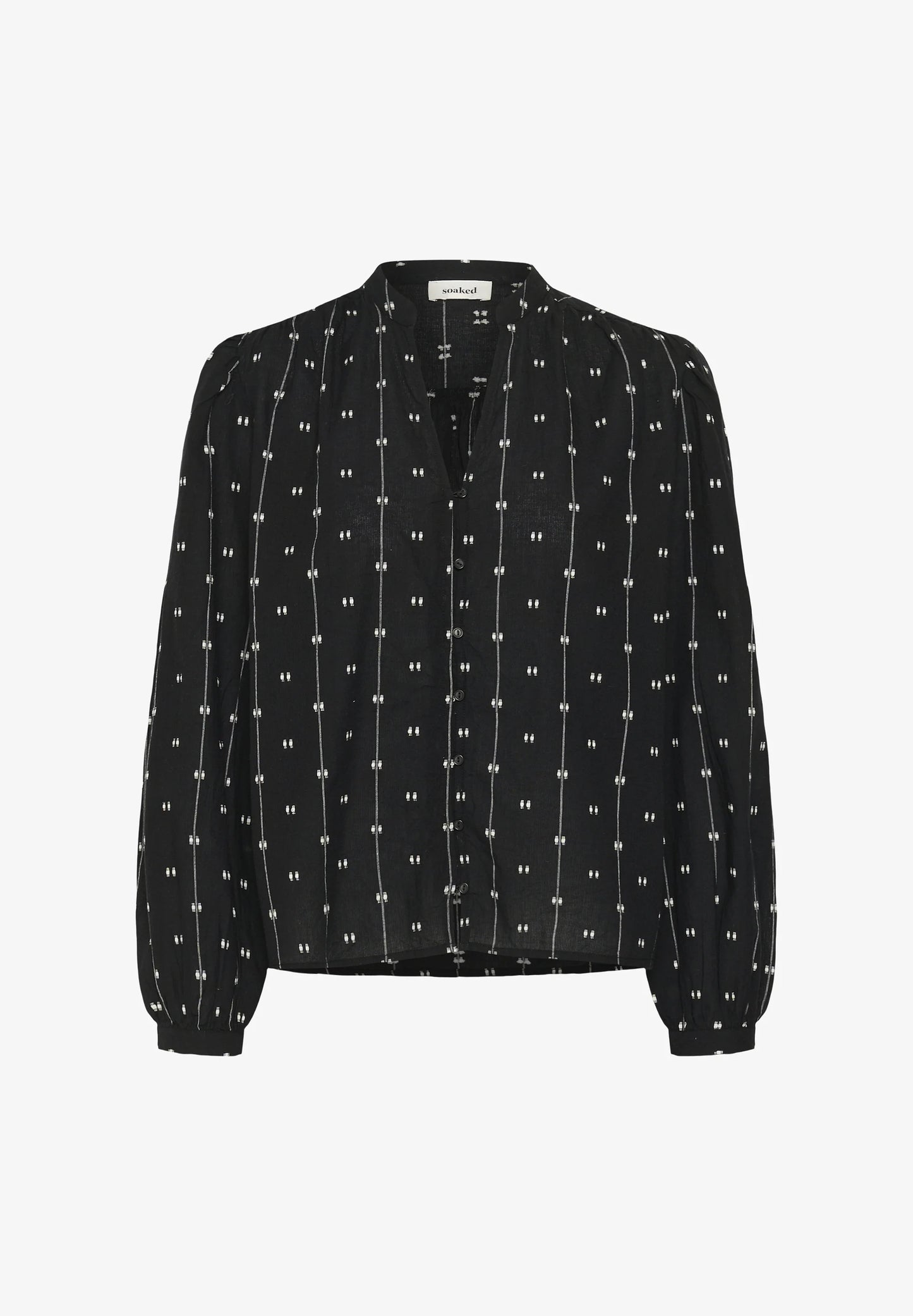 SOAKED IN LUXURY | Chemise 'Amelie'| Noir