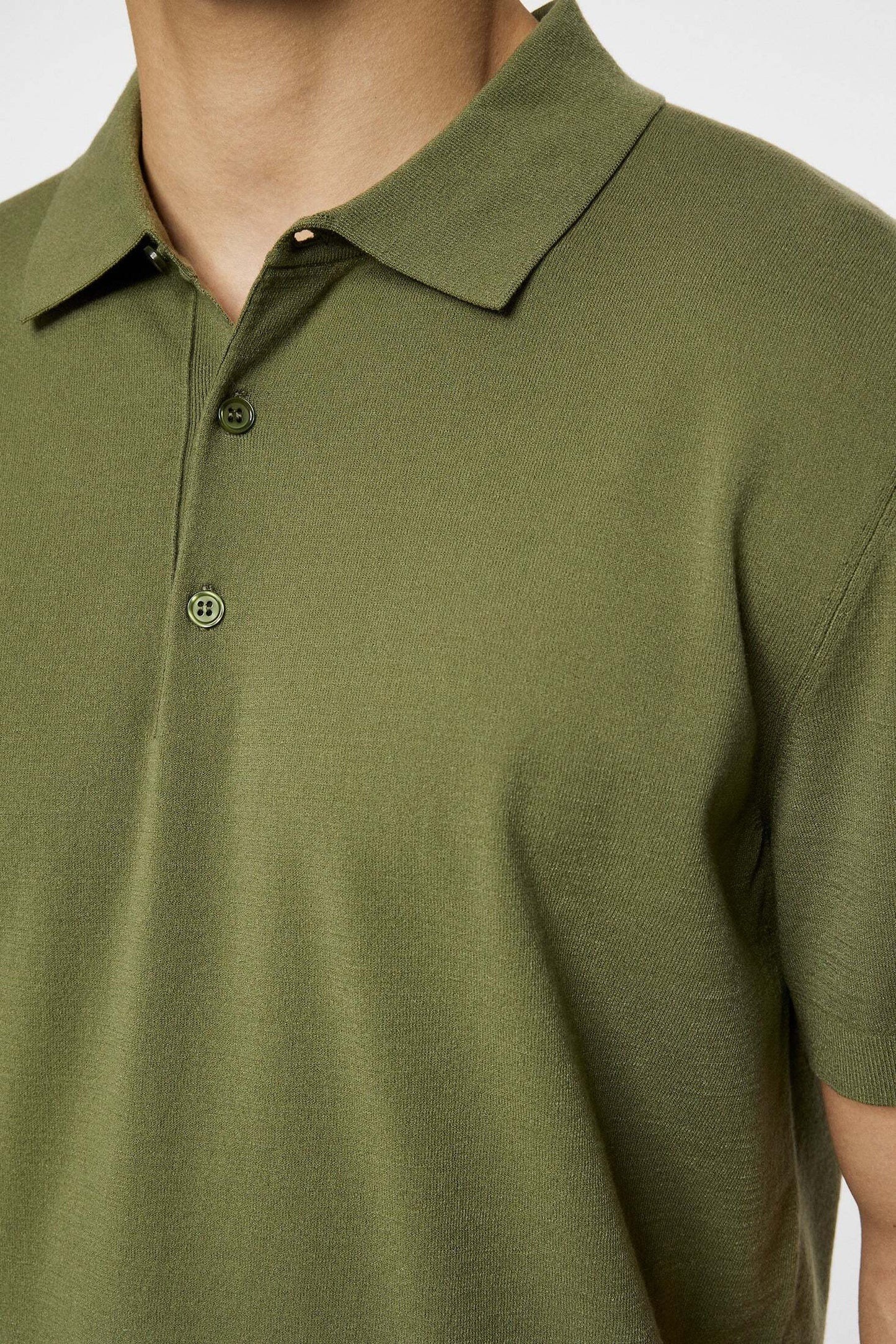 J.Lindeberg | Le polo en maille ''Ridge'' - Vert