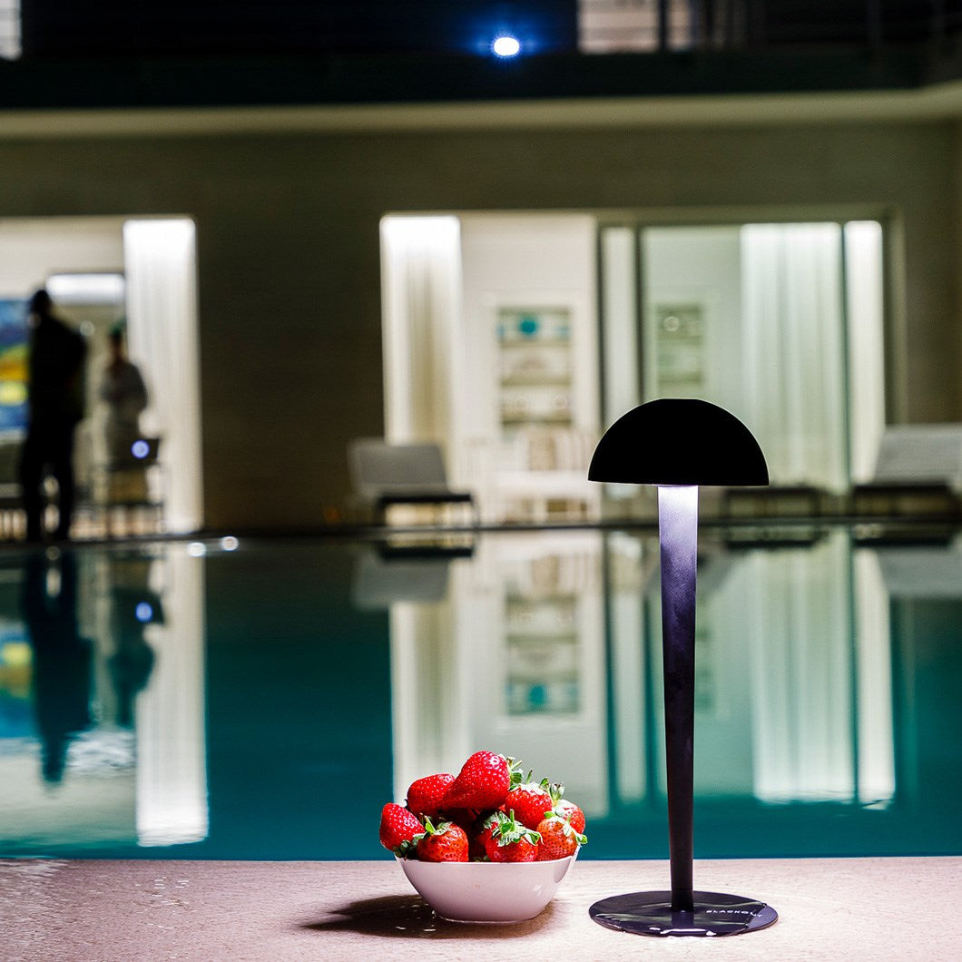 BLACKOUT | Lampe sans fil rechargeable "PIN" - Noir mat