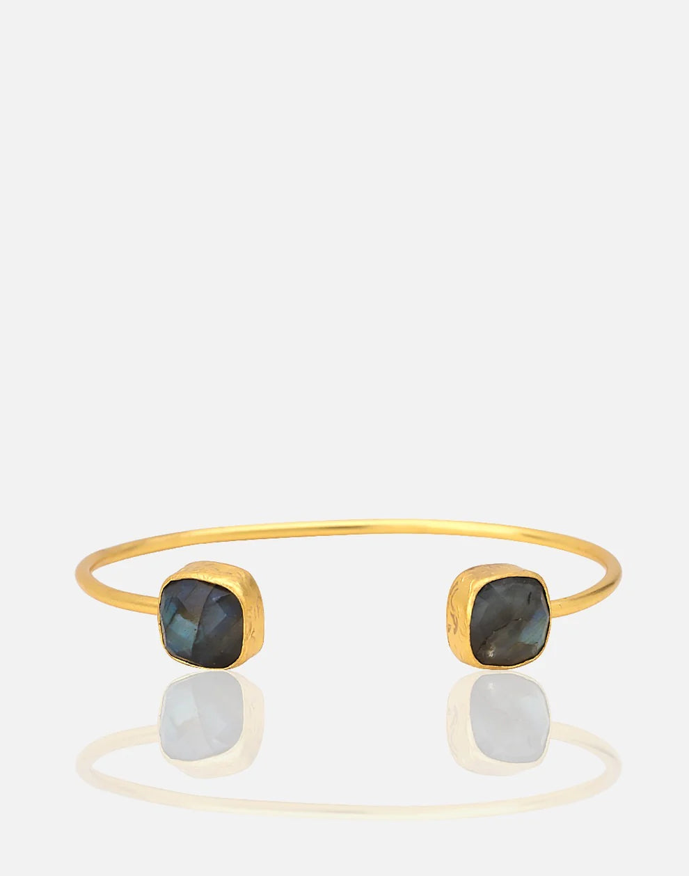 RM KANDY |  Bracelet manchette - Labradorite/Or