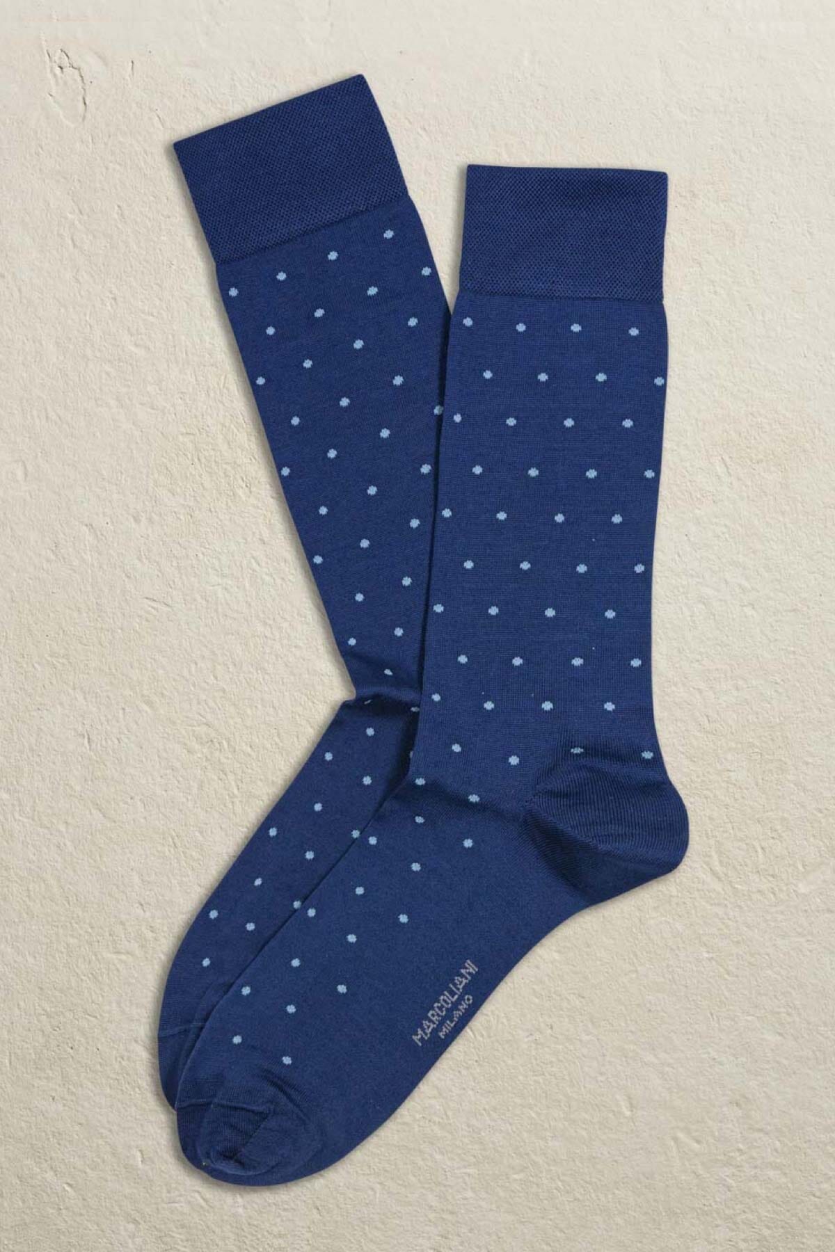 Marcoliani - Chaussettes à pois - Ocean