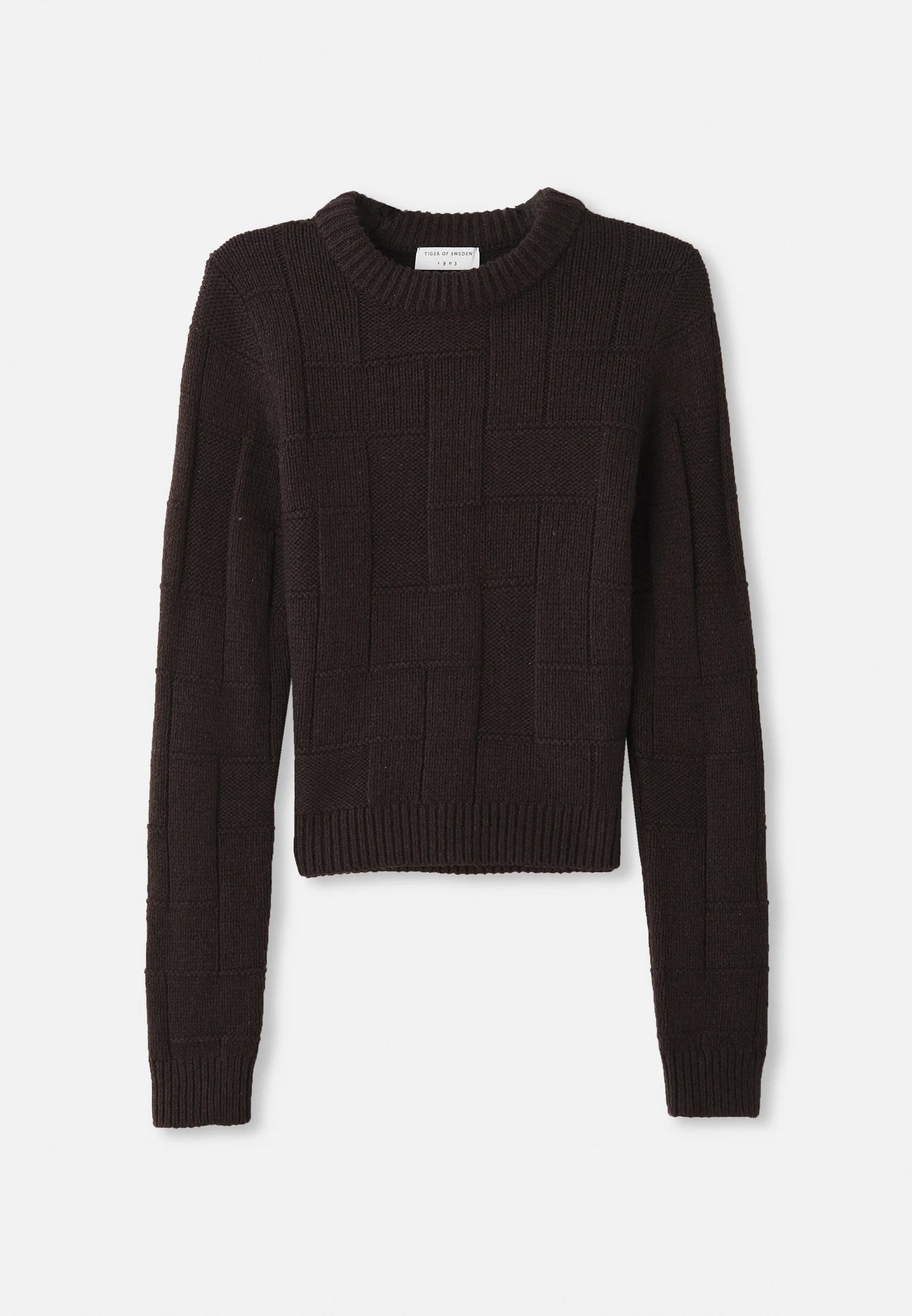 Tiger of Sweden | Pull En Coton-Laine ''Marie'' - Marron profond