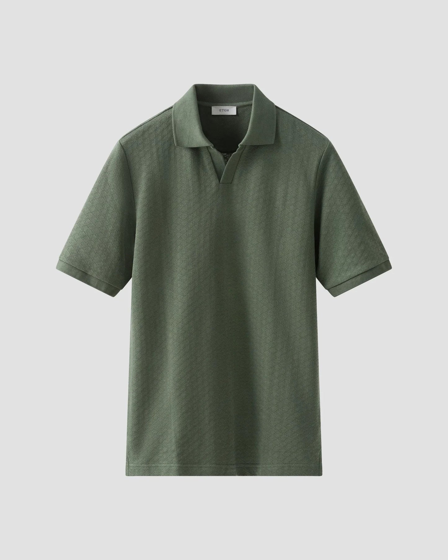 Eton | Polo en jacquard - Vert