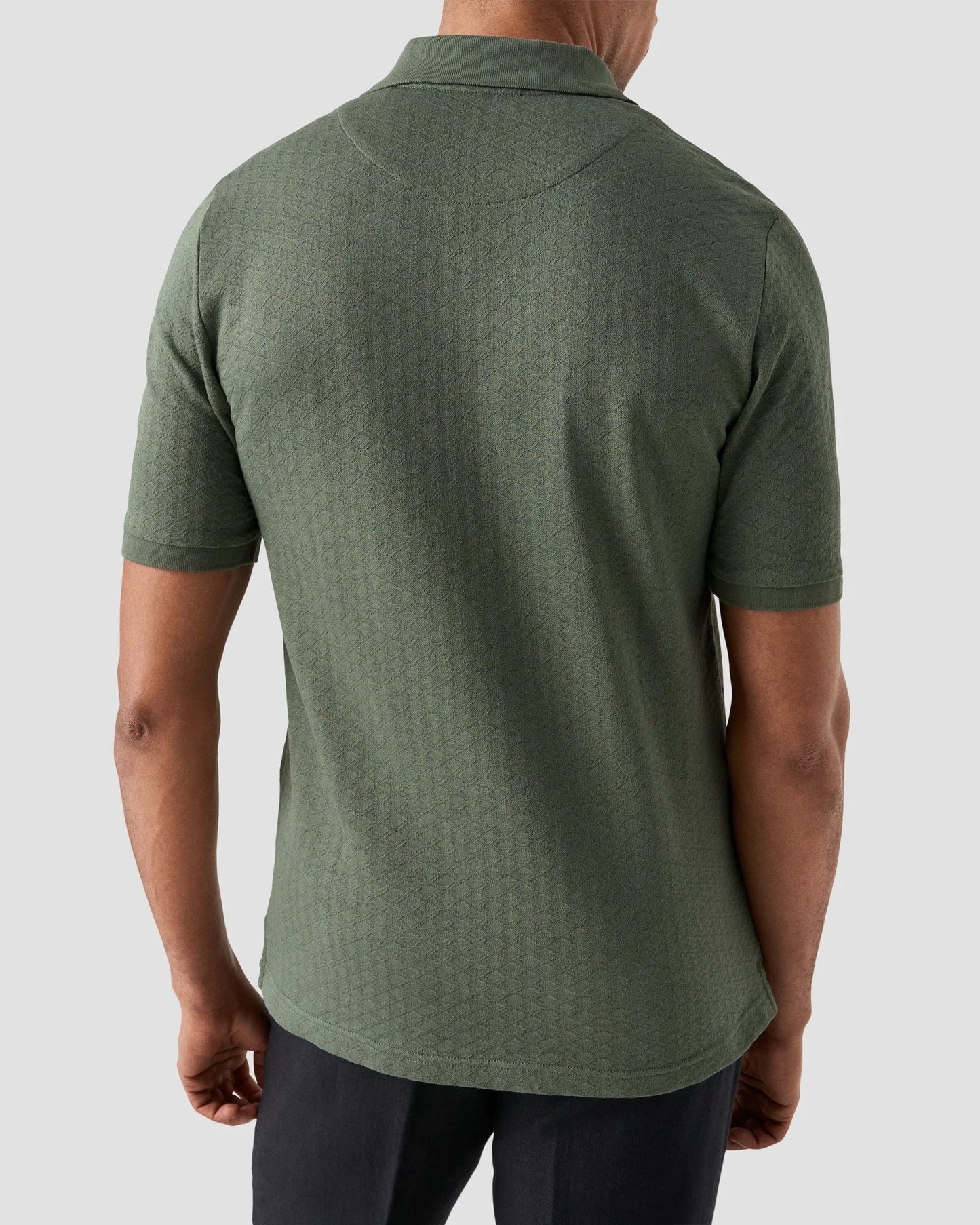 Eton | Polo en jacquard - Vert