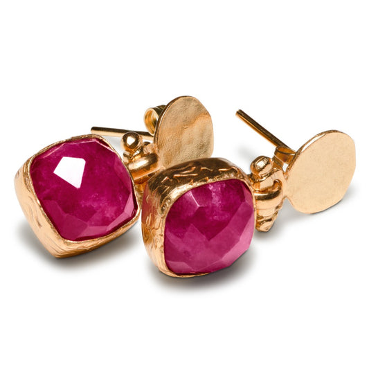 RM KANDY | Boucles d'oreilles pendantes - Ruby