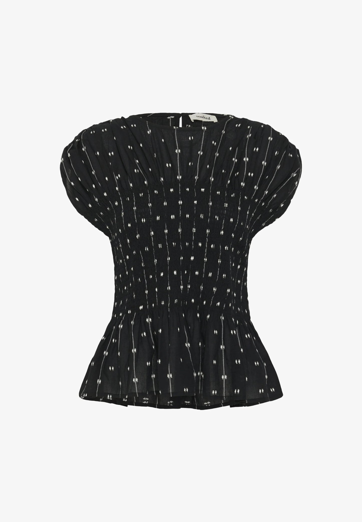 SOAKED IN LUXURY | Blouse 'Amelie'| Noir
