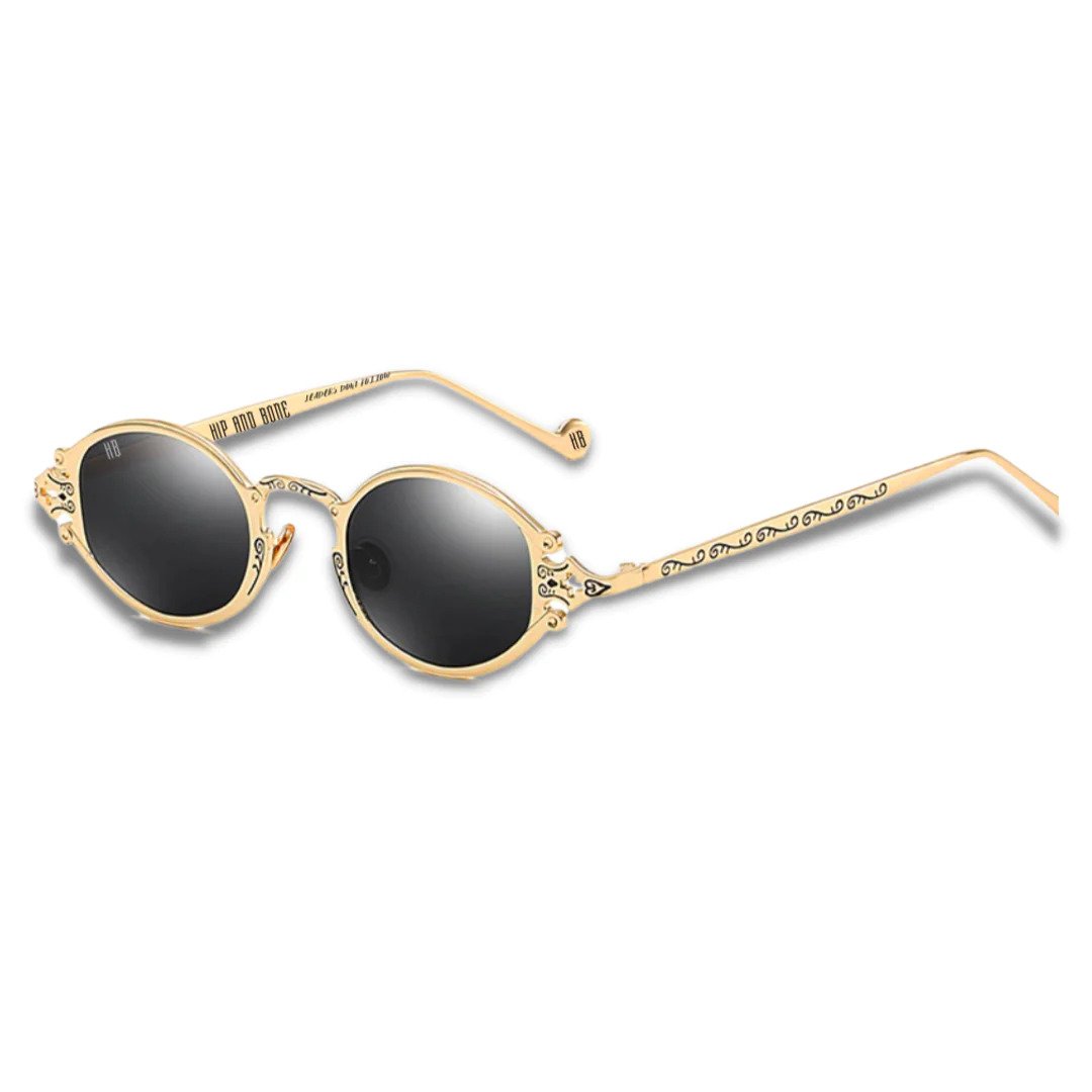 Hip & Bone - "POPE SHADES" Sunglasses - Gold