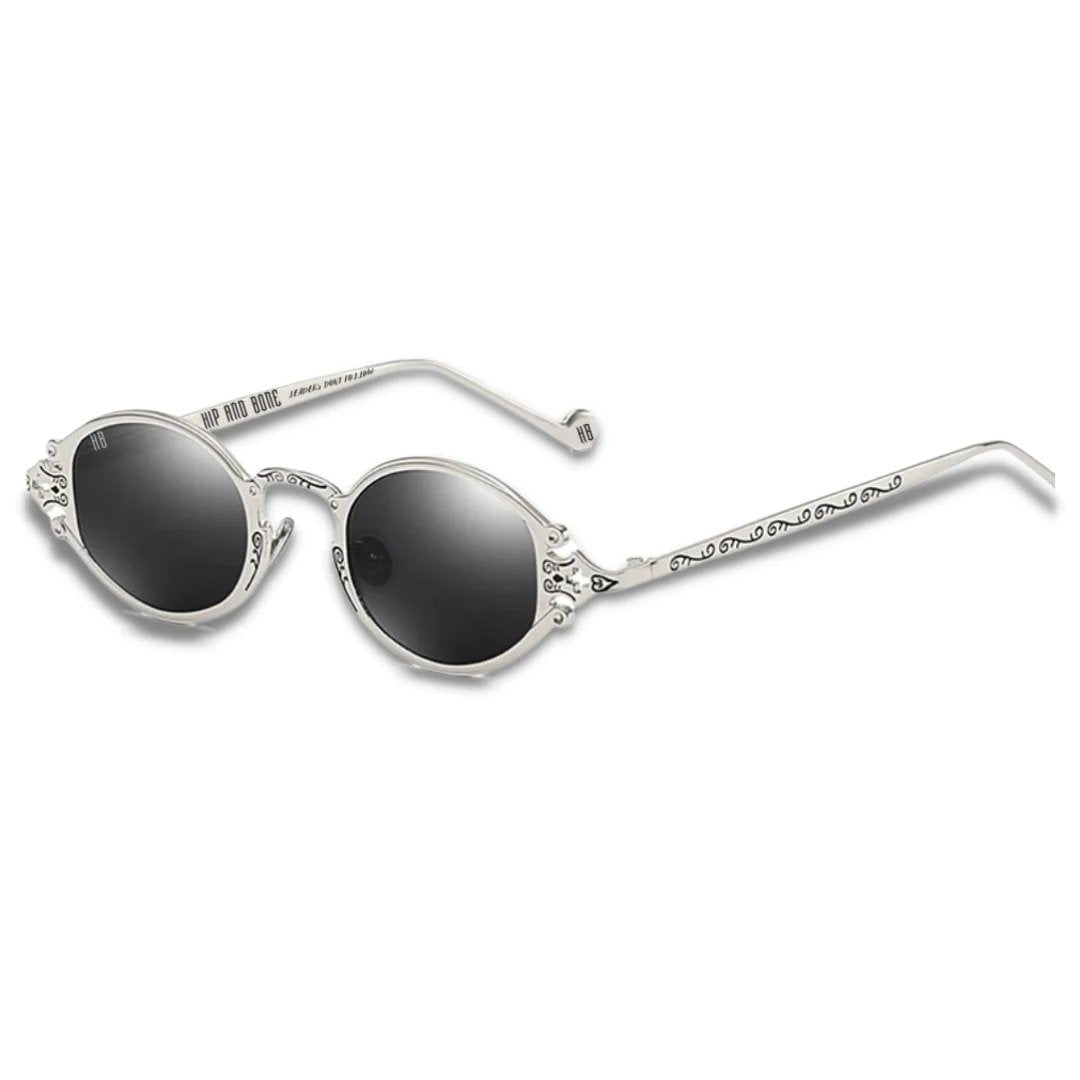 Hip & Bone - Lunettes de soleil "POPE SHADES" - Argent