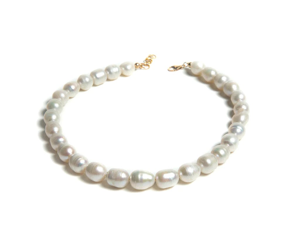 RM Kandy - Collier ras du cou en perles - Nacre