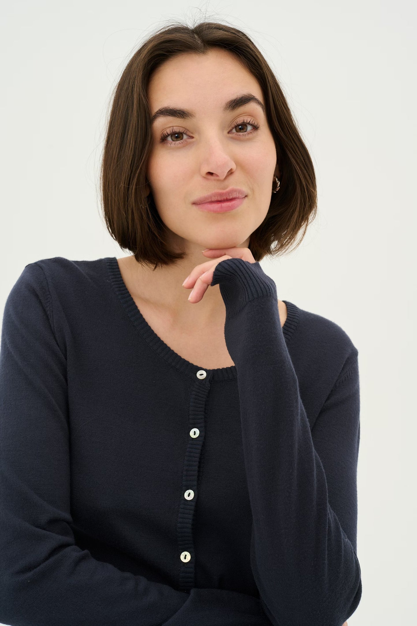 Culture | Cardigan 'Anne Marie' | Marine