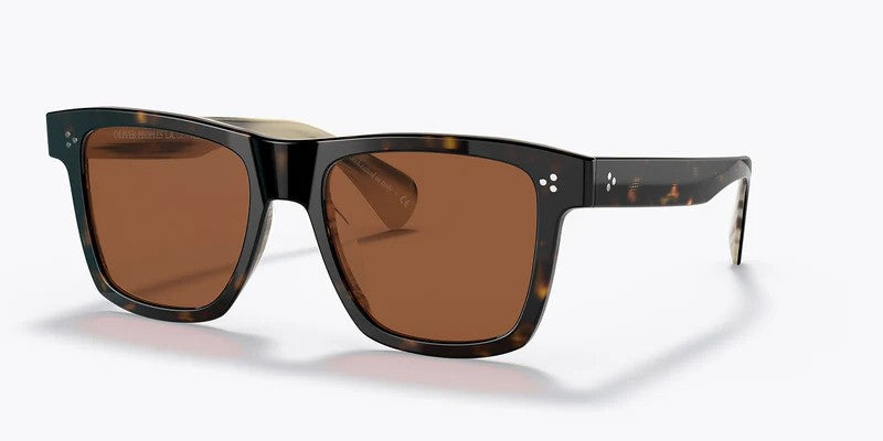 Oliver Peoples | Lunettes de soleil "CASIAN" - Tortoise , Marron