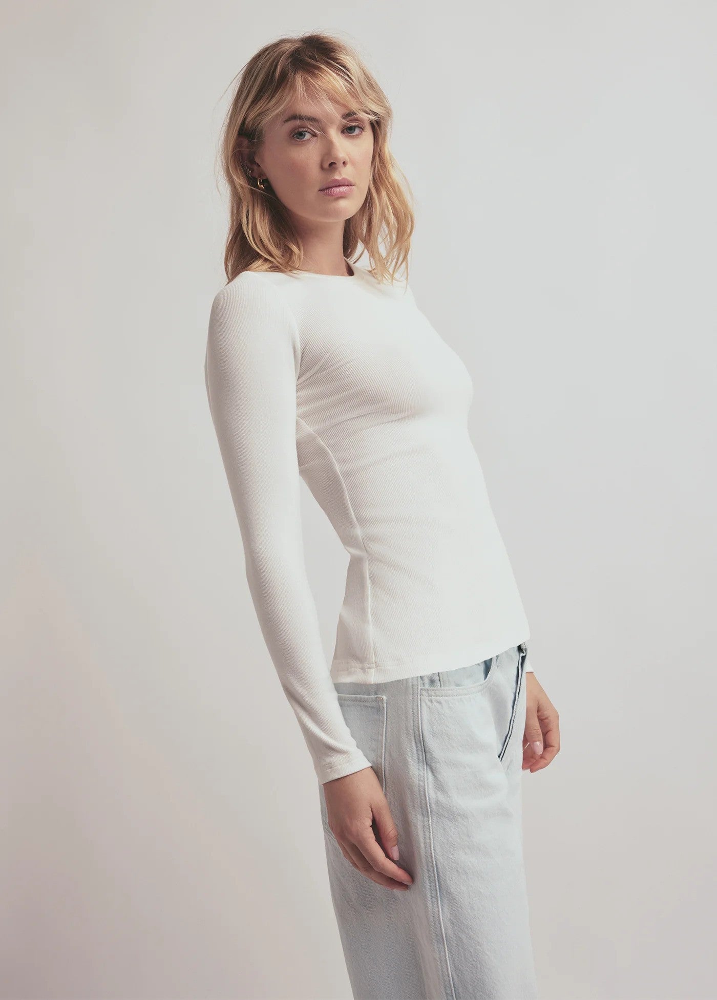 FAVORITE DAUGHTER | T-shirt à manches longues - Blanc