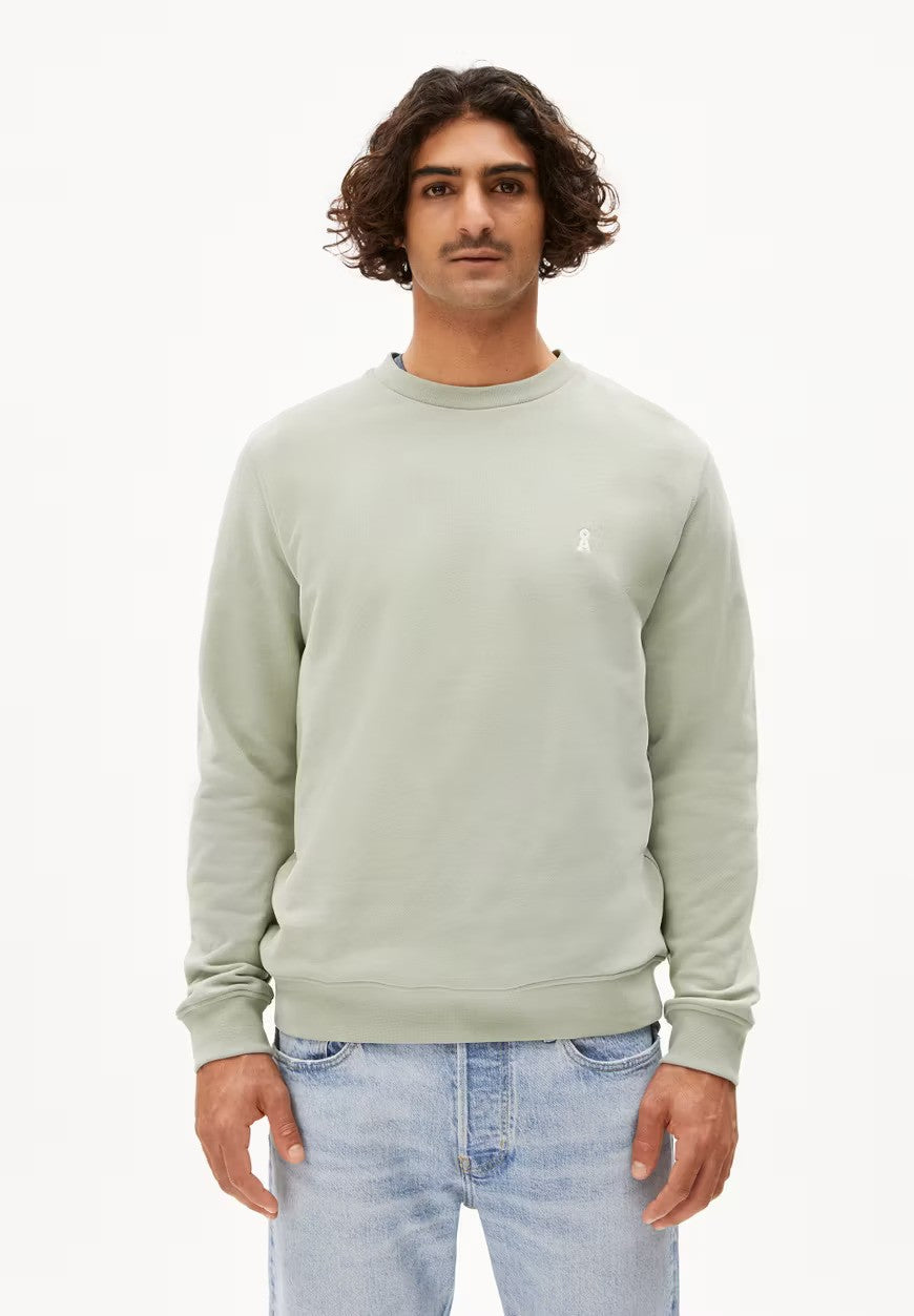 ARMEDANGELS | Sweatshirt "BAARO" - Vert sauge
