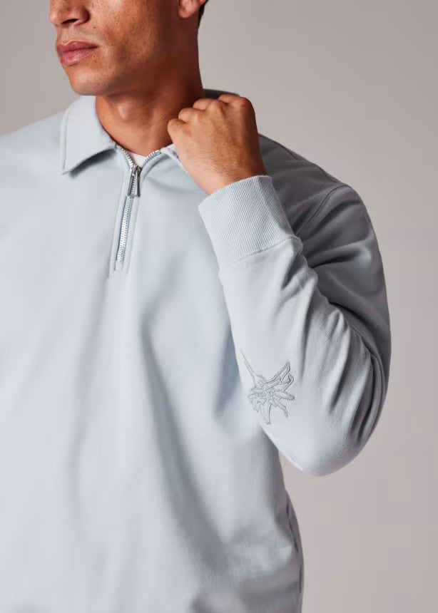 Paul Smith | Sweatshirt à col zippé - Bleu ciel