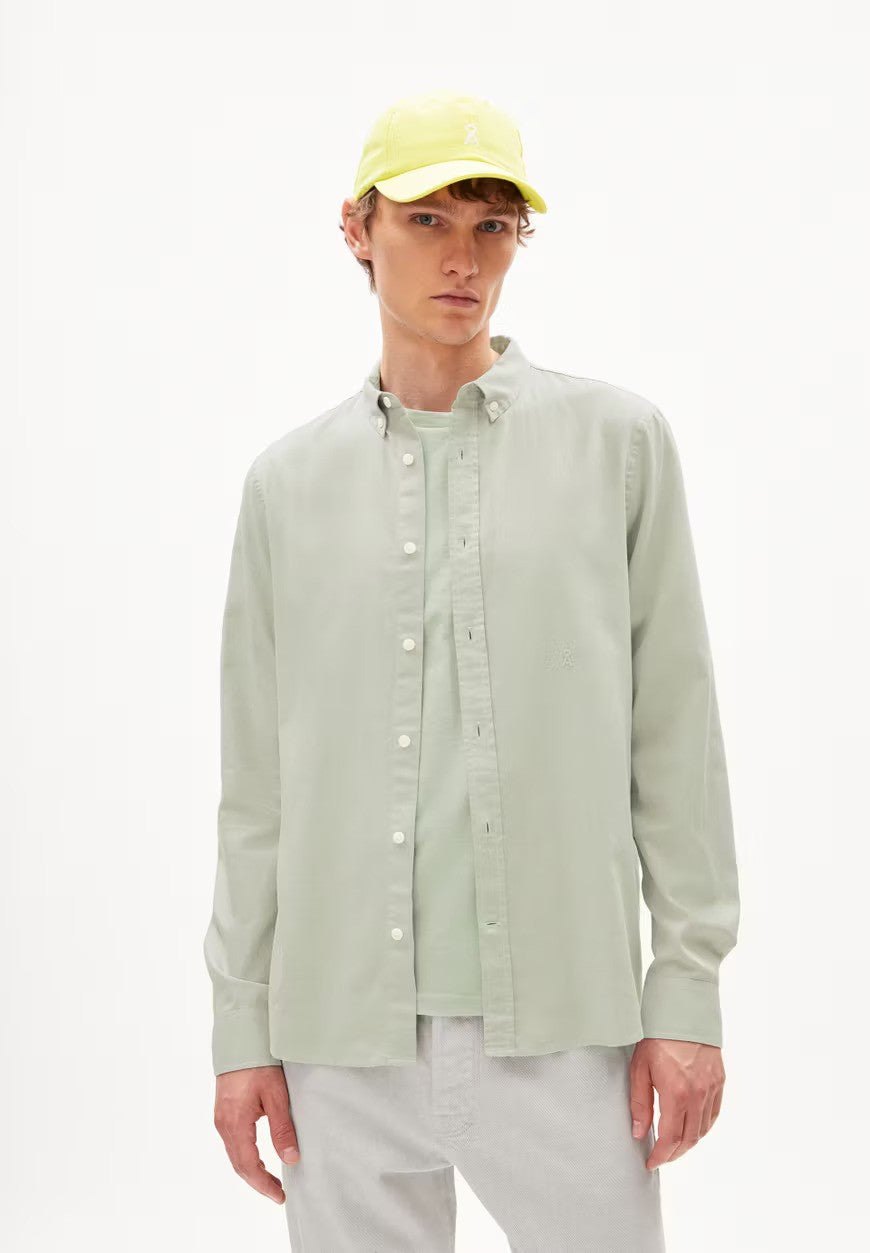 ARMEDANGELS | Chemise "QUAASA" - Vert sauge
