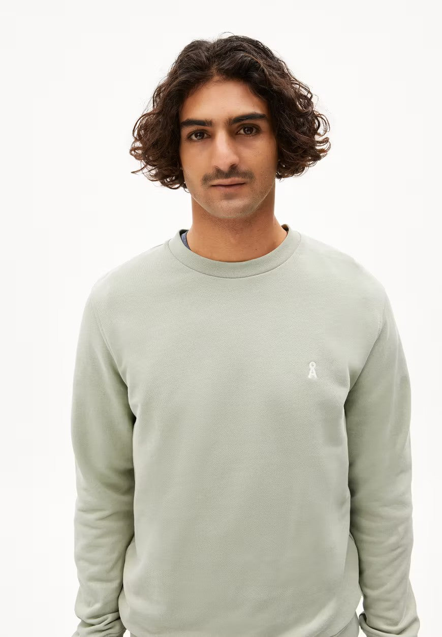 ARMEDANGELS | Sweatshirt "BAARO" - Vert sauge