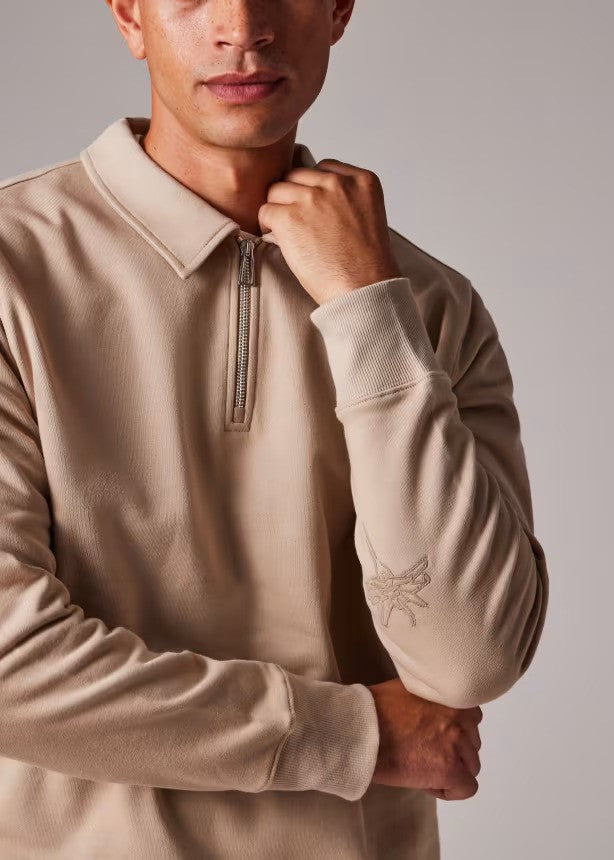 Paul Smith | Sweatshirt à col zippé - Oatmeal