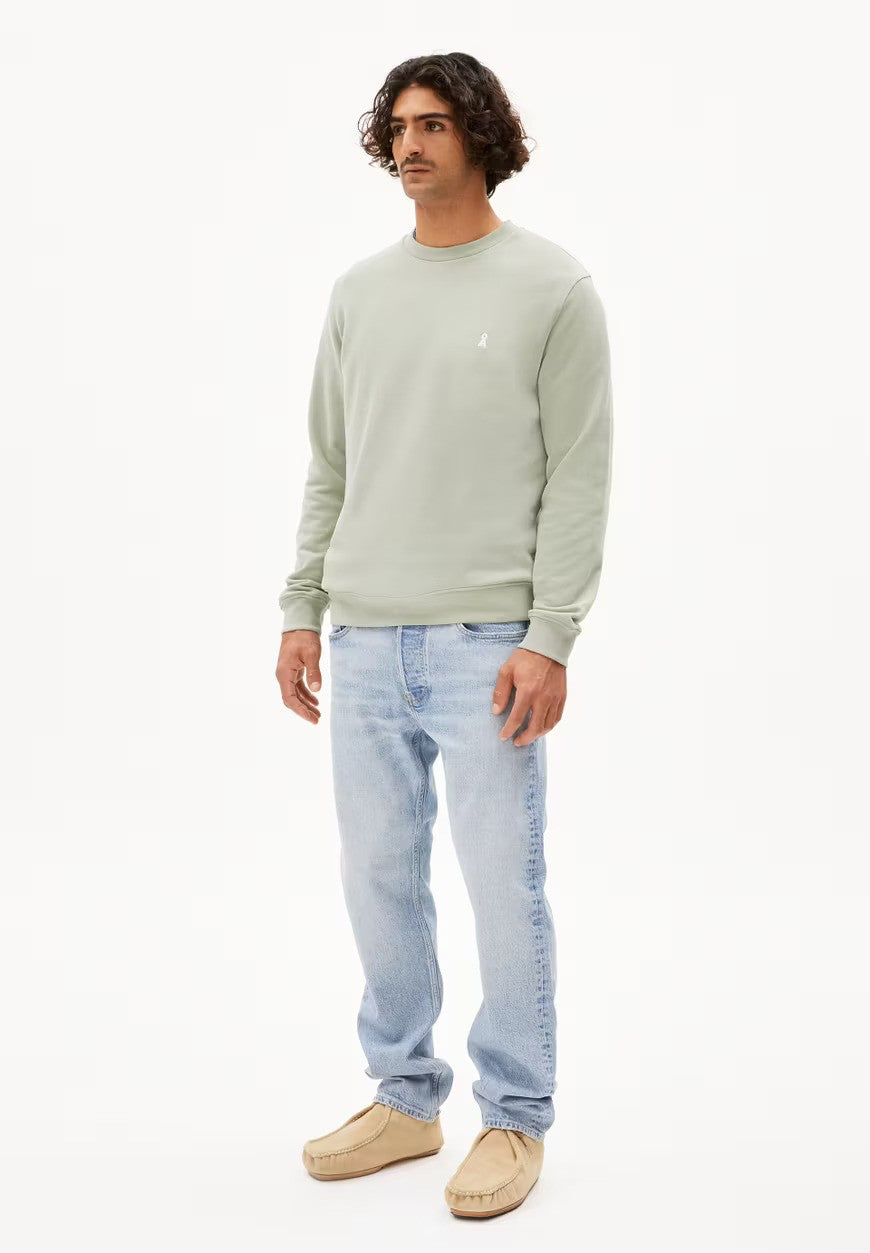 ARMEDANGELS | Sweatshirt "BAARO" - Vert sauge