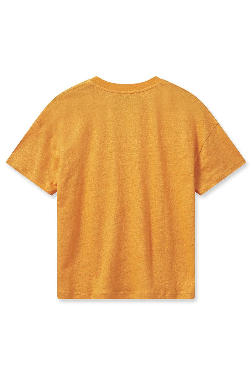 MOS MOSH | T-shirt col V "CASA" - Orange