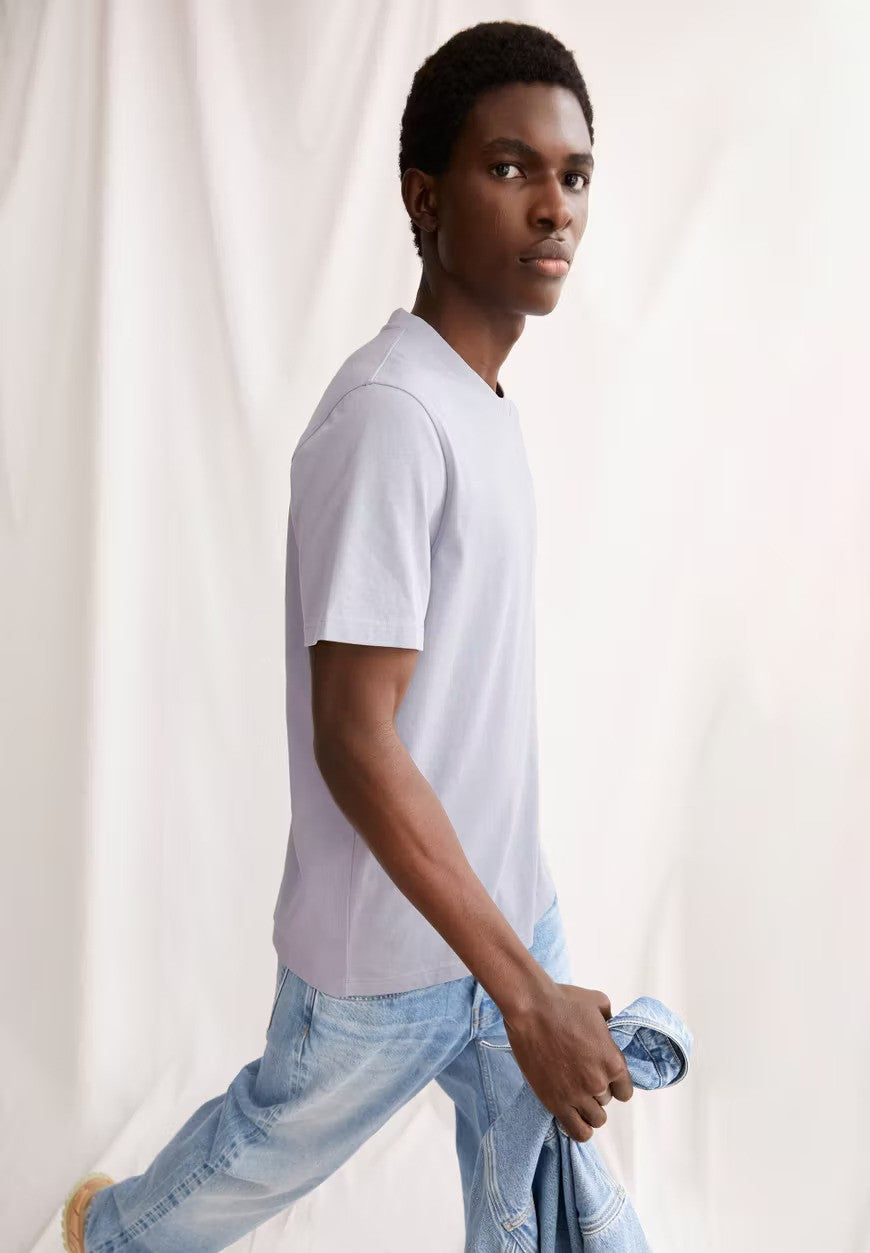 ARMEDANGELS | T-Shirt "MAARKOS" - Gris de lin