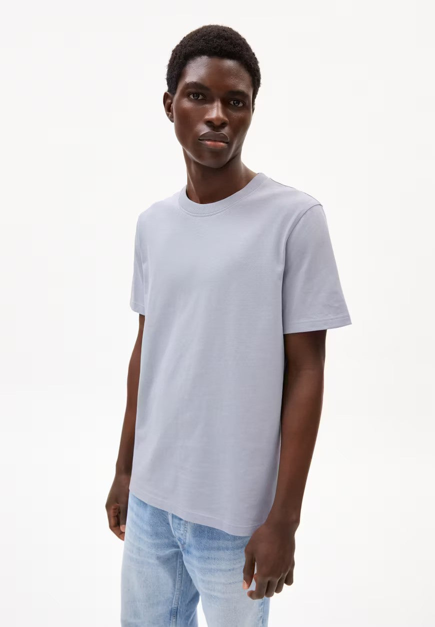 ARMEDANGELS | T-Shirt "MAARKOS" - Gris de lin