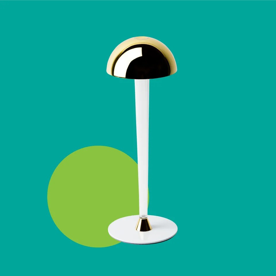 BLACKOUT | Lampe sans fil rechargeable "PIN UP" - Or