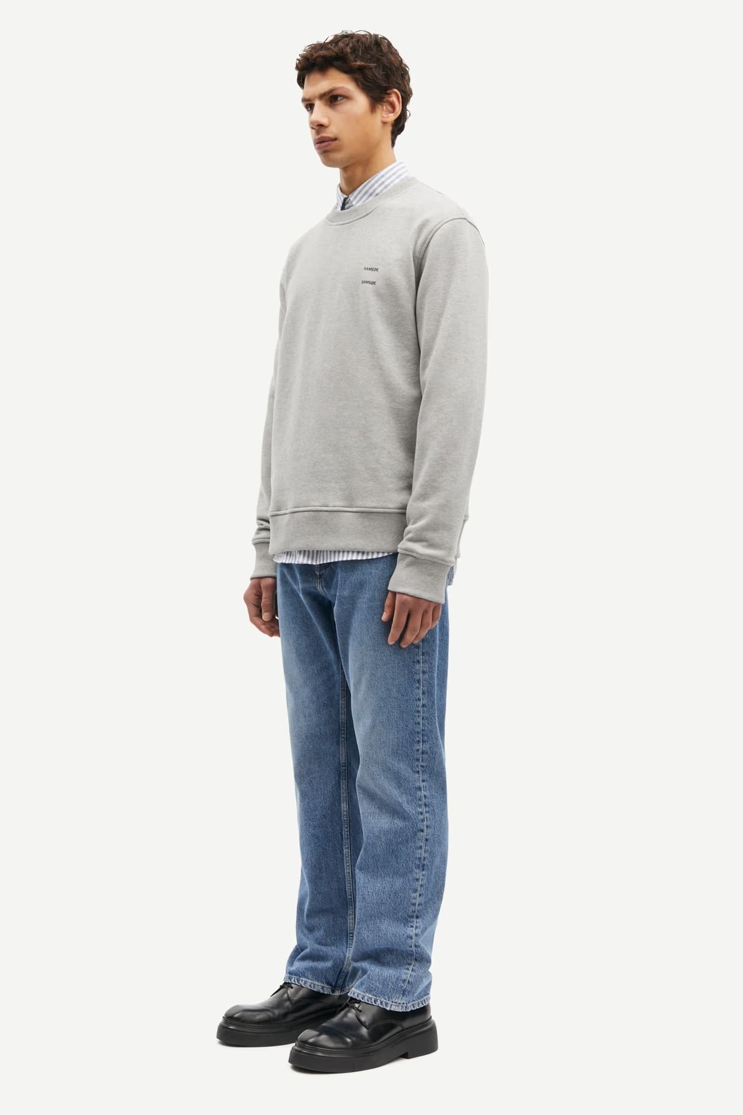 SAMSØE SAMSØE | Le sweat à col rond ''Joel'' - Gris